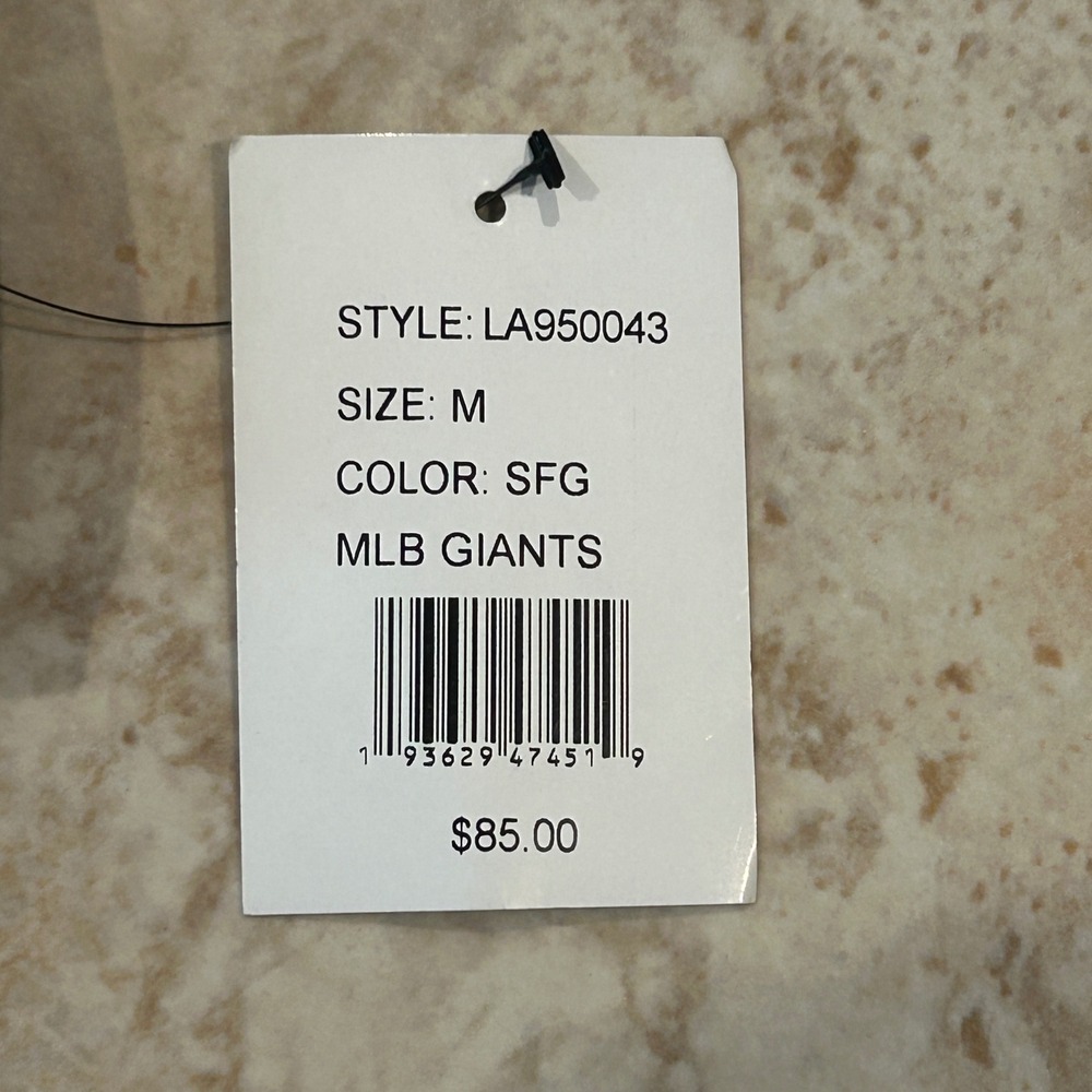 Vintage SF Giants Windbreaker Mens M Black MLB G-III Sports Genuine Merchandise - Picture 3 of 8